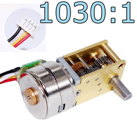 Шаговый двигатель 5V/1030:1/2