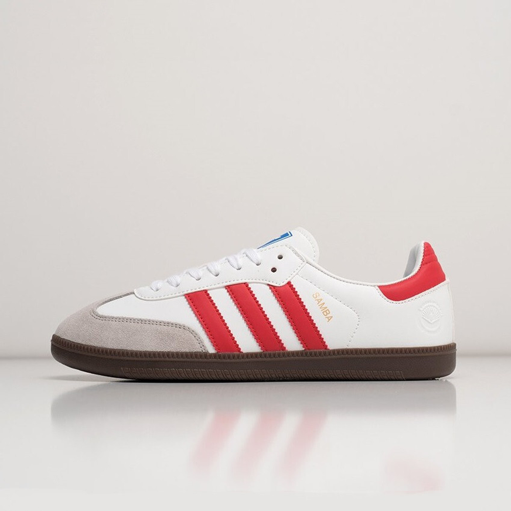 кеды Adidas Samba OG White Red