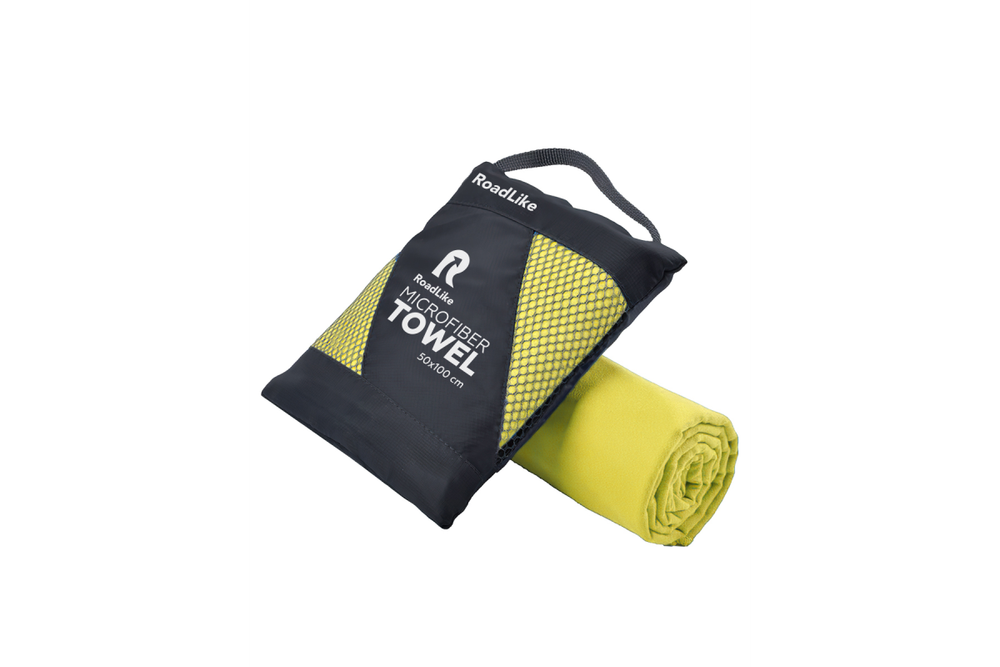 Полотенце спортивное охлаждающее RoadLike Travel 50*100 см желтый