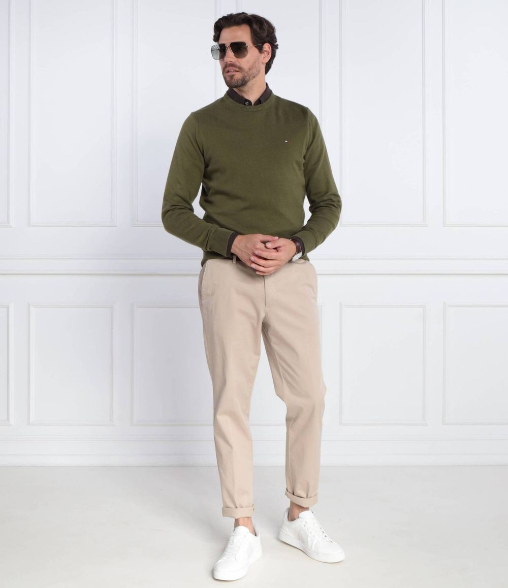 Свитер Tommy Hilfiger - зеленый(MW0MW28046)