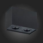 ST109.407.02 Светильник потолочный Черный GU10 2*50W  L181xW100xH123 220V Без ламп