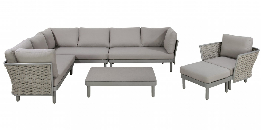 Диван плетеный модульный Tagliamento Leon