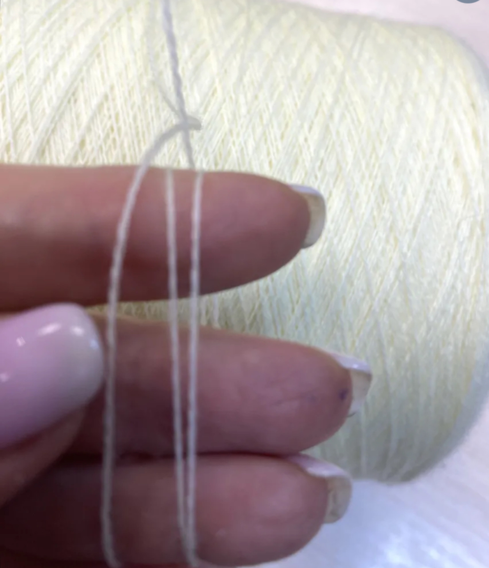 Пряжа бобинная 250 г (Италия) 100% лен 100г - 480 м