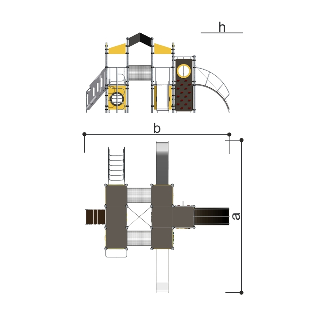 Детский игровой комплекс Romana 101.28.02