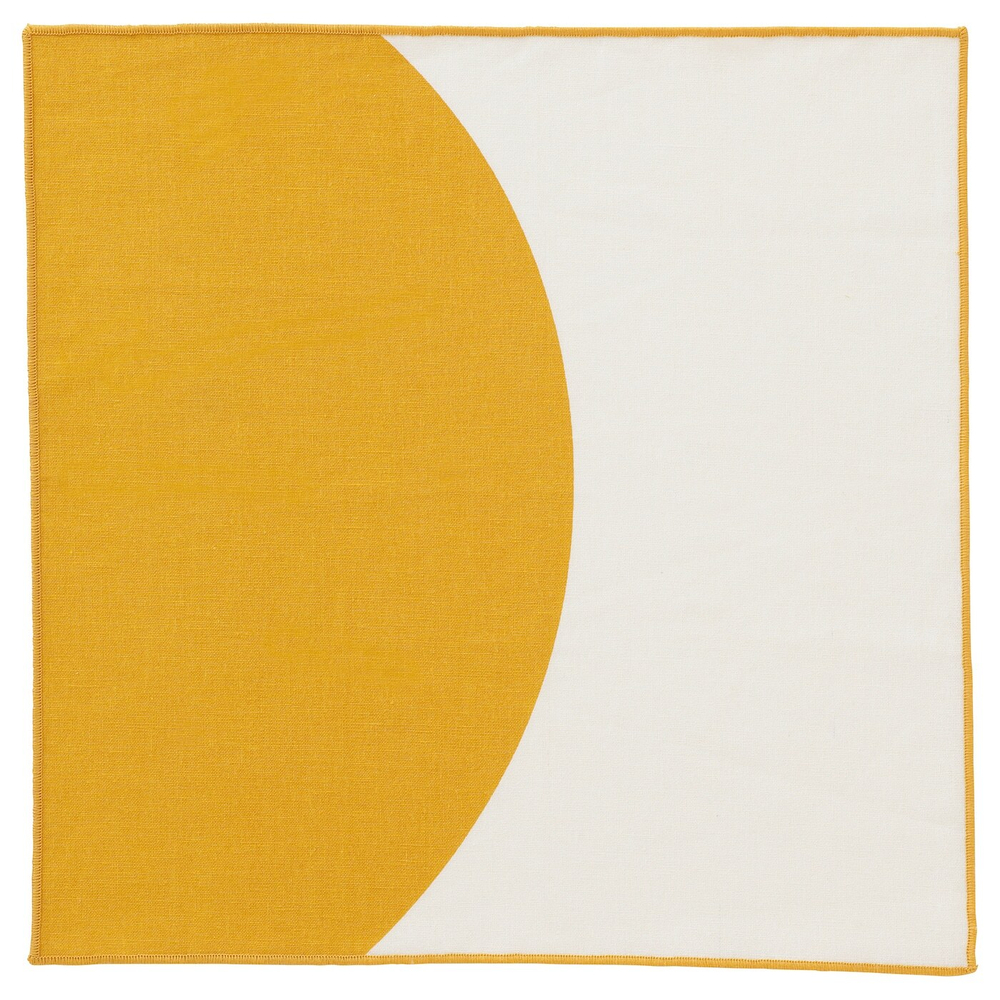 IKEA GOKVÄLLÅ  (ИКЕА ГОКВÄЛЛÅ)  -  Салфетка, желтая, 40x40 см
