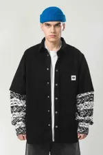 Рубашка Codered Glitch Stripes Arm черный