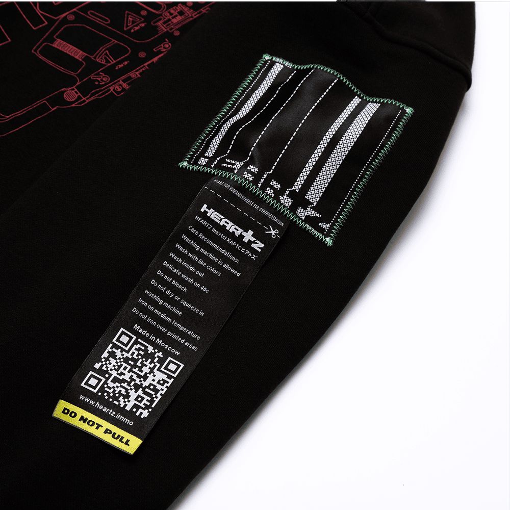 Худи Heartz Hardware Vector черный