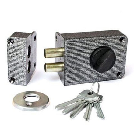 Накладной замок Зенит-ЗН-1-3 серебро