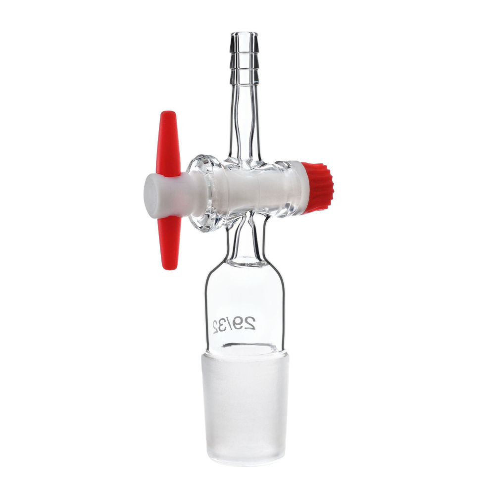 Керн 29/32 с прямым отводом, с краном PTFE