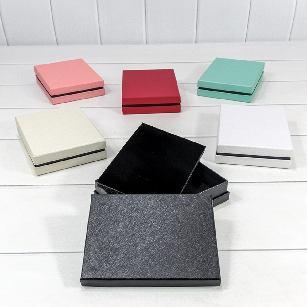 Коробка Ювелирная 16х12х3.5 см Набор 6 шт "Люкс" (Микс)