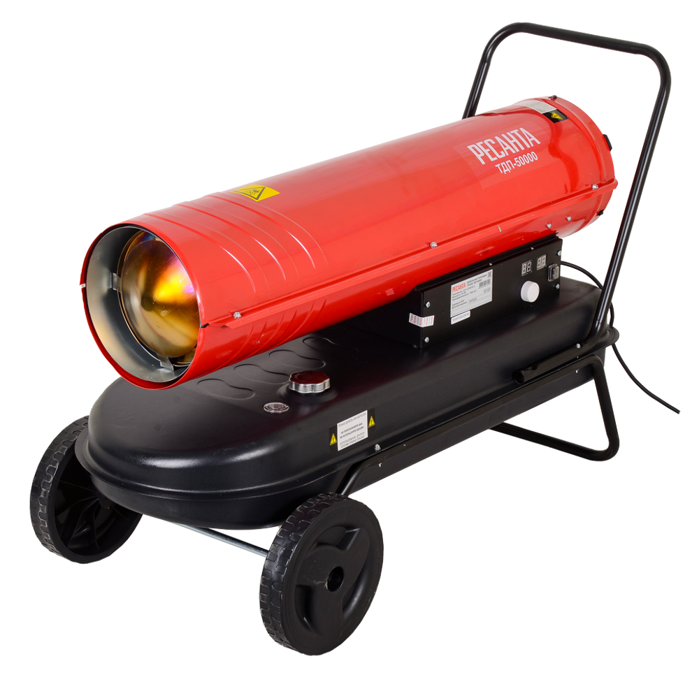 Тепловая пушка дизельная РЕСАНТА ТДП-50000 - прямого нагрева / 50 кВт