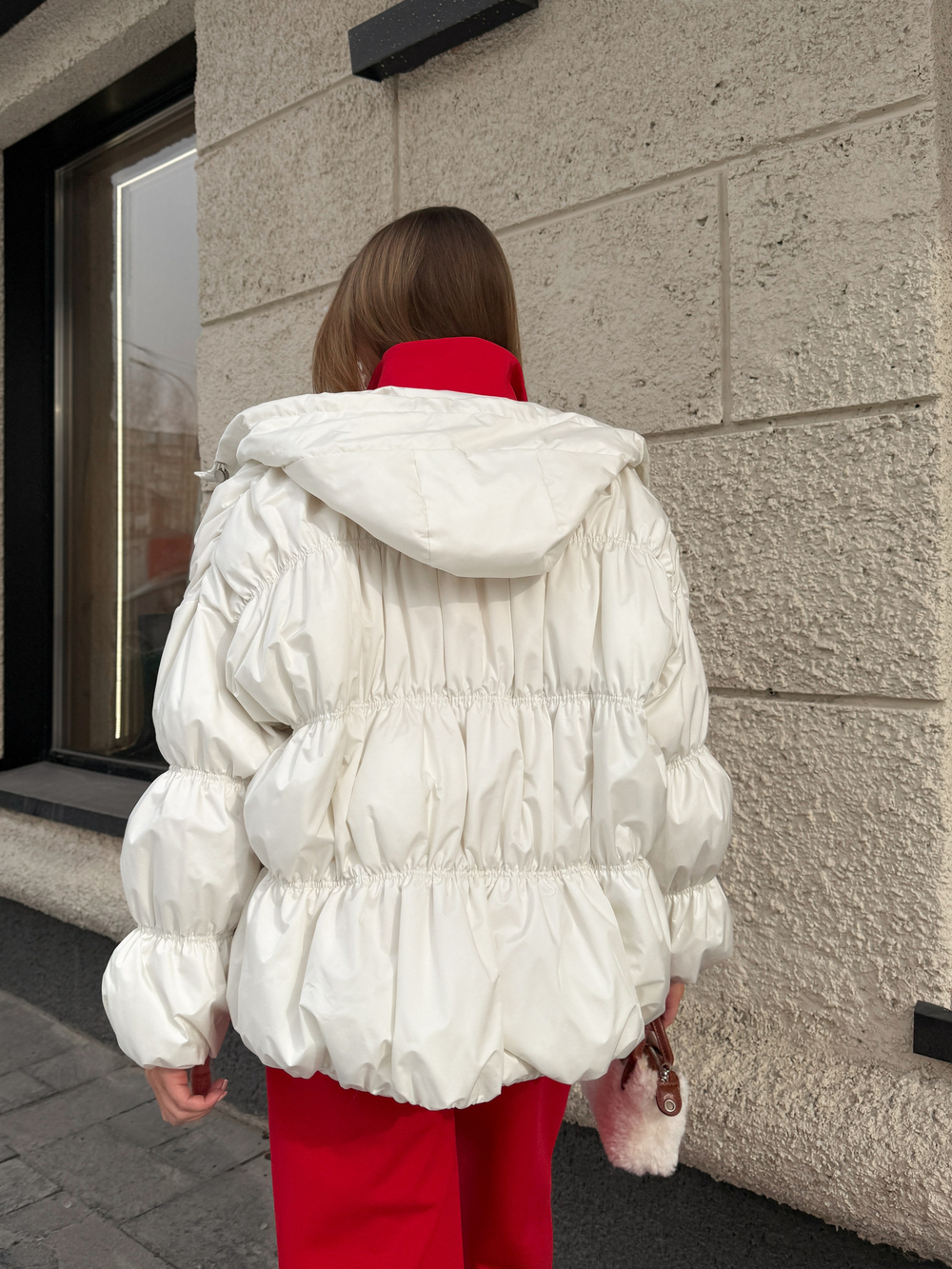 Куртка баллон демисезонная с капюшоном