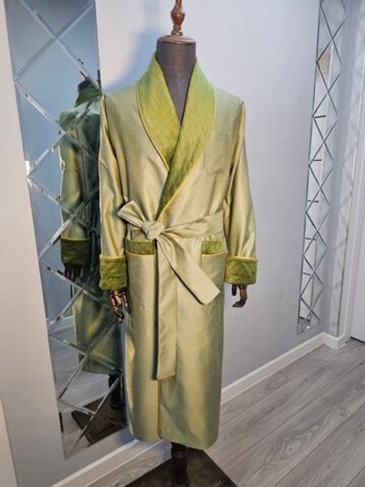 Халат жаккардовый со стеганным бархатом