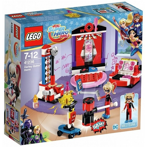 Конструктор LEGO Super Heroes Girls 41236 Дом Харли Квинн, 176 деталей, с мини-фигуркой