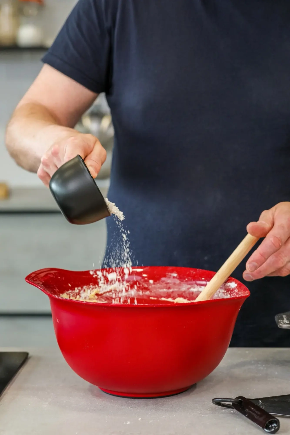 KitchenAid Набор кухонных мерных стаканчиков + 2 силиконовые лопаточки