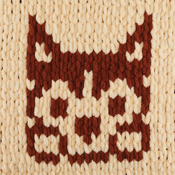 Пуффи Море ПЛЮС (Puffy More plus) пряжа Alize 100%микрополиэстер 2х250г/11м (8010 кремовый/каштановый)