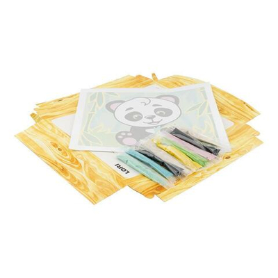 Фреска из песка "Мишка панда" (Lori)