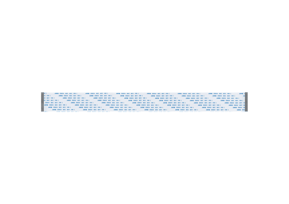 Шлейф 28 pin, 20 см, шаг 1 мм FFC, прямой А