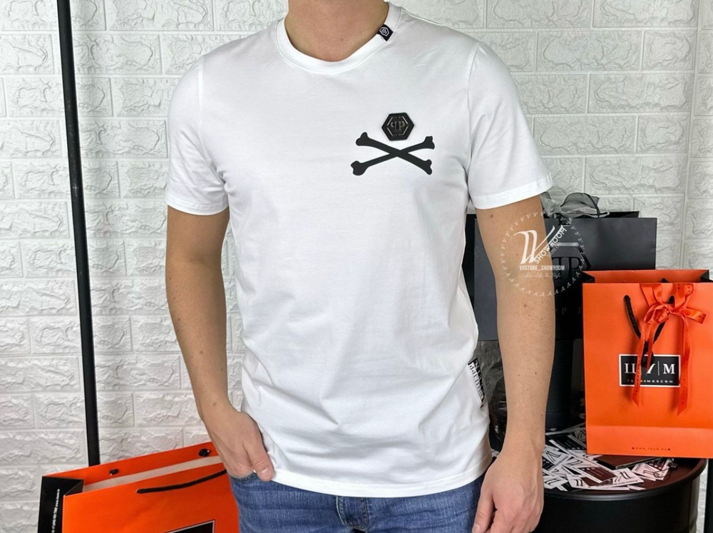 Футболка Philipp Plein Skeleton премиум