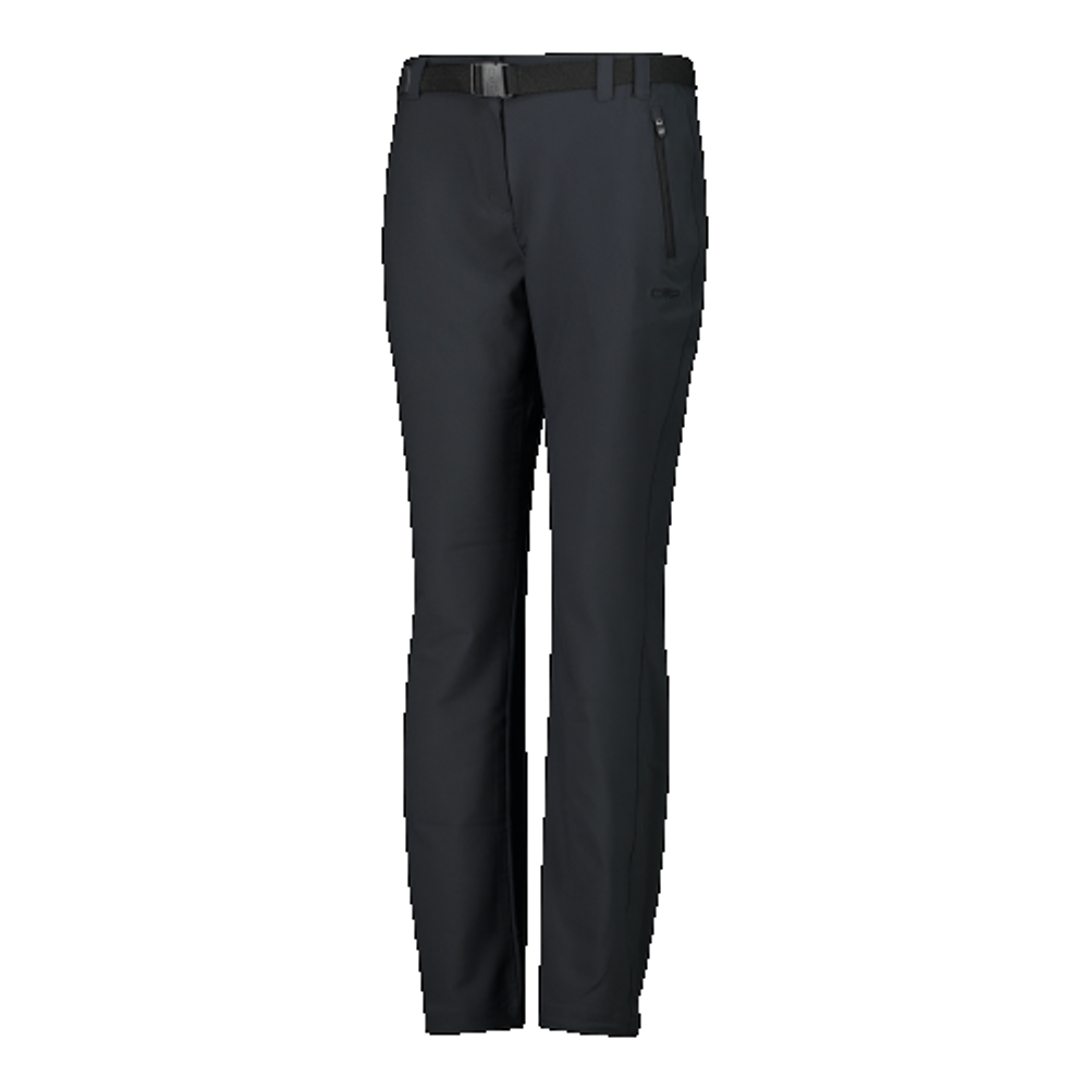 Брюки женские CMP Women's stretch long pant, артикул 3T59036,  цвет  antracite (U423)