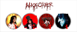 Значок Alice Cooper 36 мм ( в ассортименте )