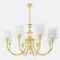 Подвесная люстра Crystal Lux ELENA SP8 GOLD