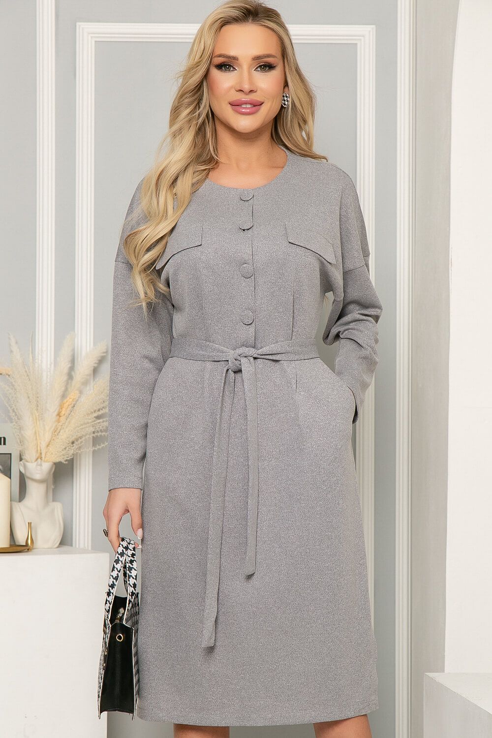 Платье "Вероника" (грей) П4887 LT Collection