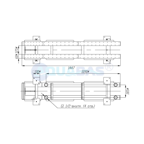 ЛА.02.0 Лежак аэромассажный