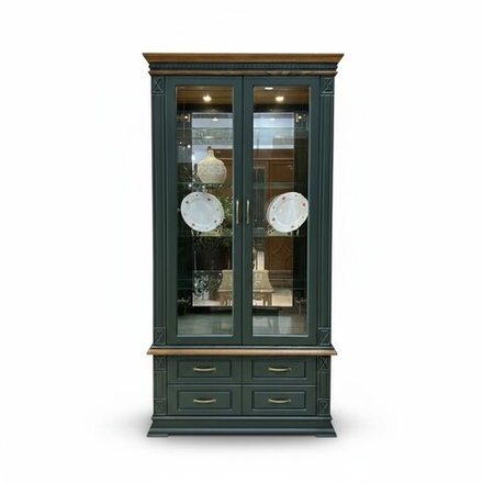 ВЕРДИ ЛЮКС h=224 Шкаф-витрина 2-дв. П1.0487.0.55