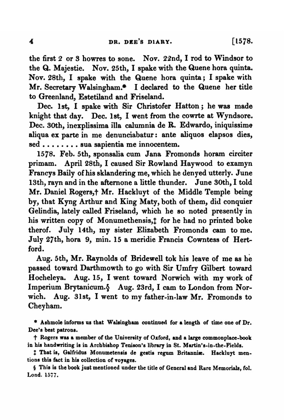 Private Diary of Dr. John Dee | John Dee; James Orchard Halliwell
