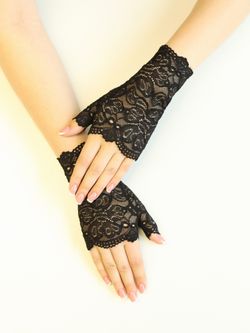Митенки 0615-44 черный