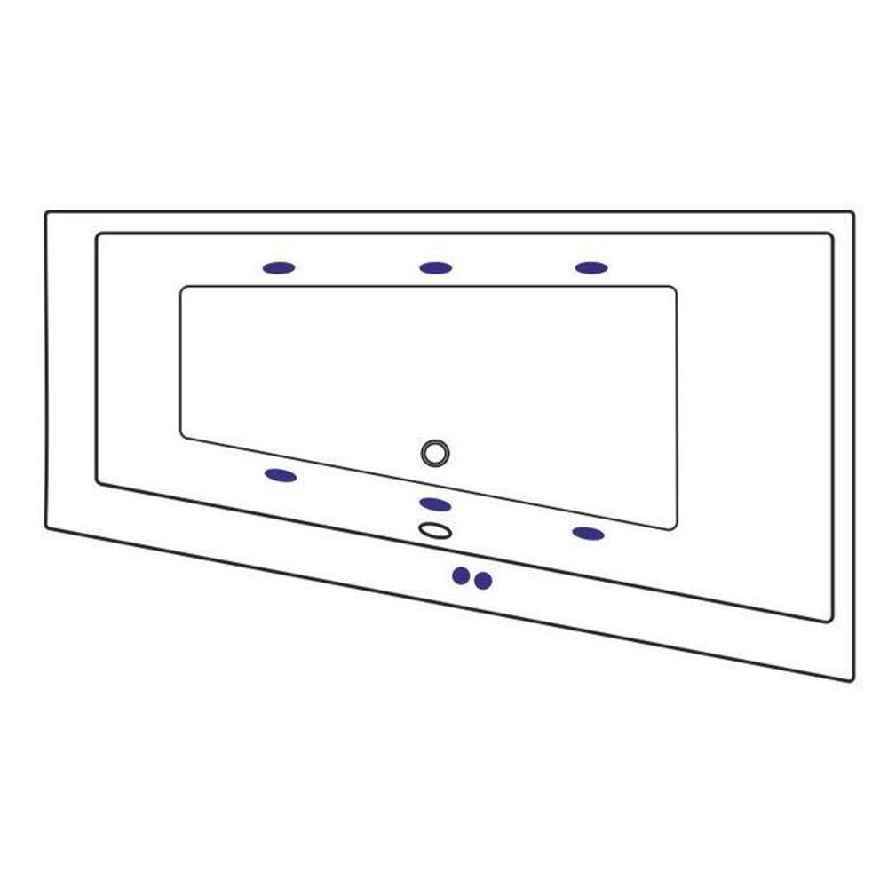 Акриловая ванна Excellent Sfera Slim P Soft 170x100 WAEX.SFP17S.SOFT