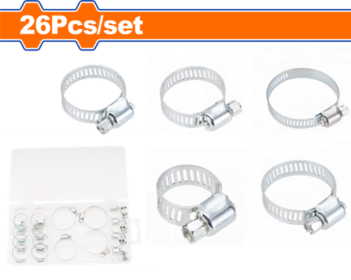 Набор хомутов 26 шт (20) WADFOW WHUAB01