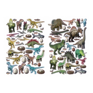 Моя книга наклеек. Динозавры