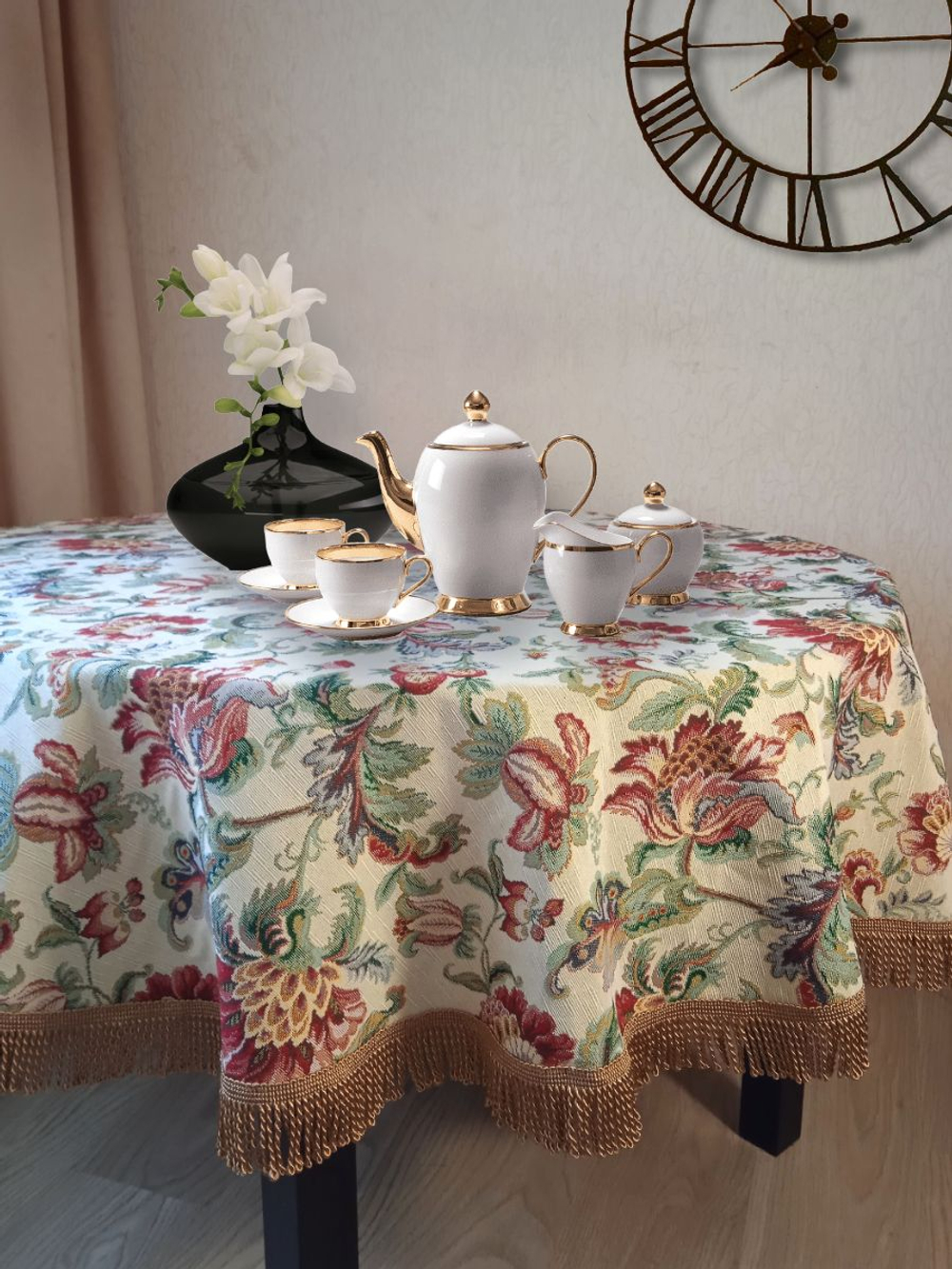 Гобеленовая скатерть Сказки Персии D 160 см