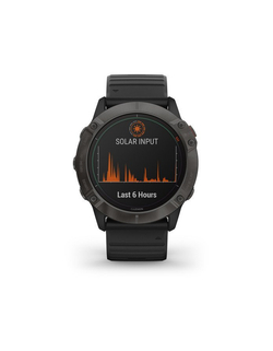 Умные спортивные часы Garmin FENIX 6X Pro Solar - Титановые