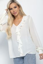 Блуза Стефанна (айвори) Б11329 LT Collection