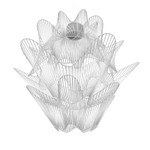 Ceiling design lamp   Moire by terzani