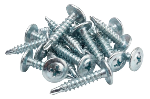 Саморез остроконечный оцинкованный с прессшайбой 4,2х19 1000 шт