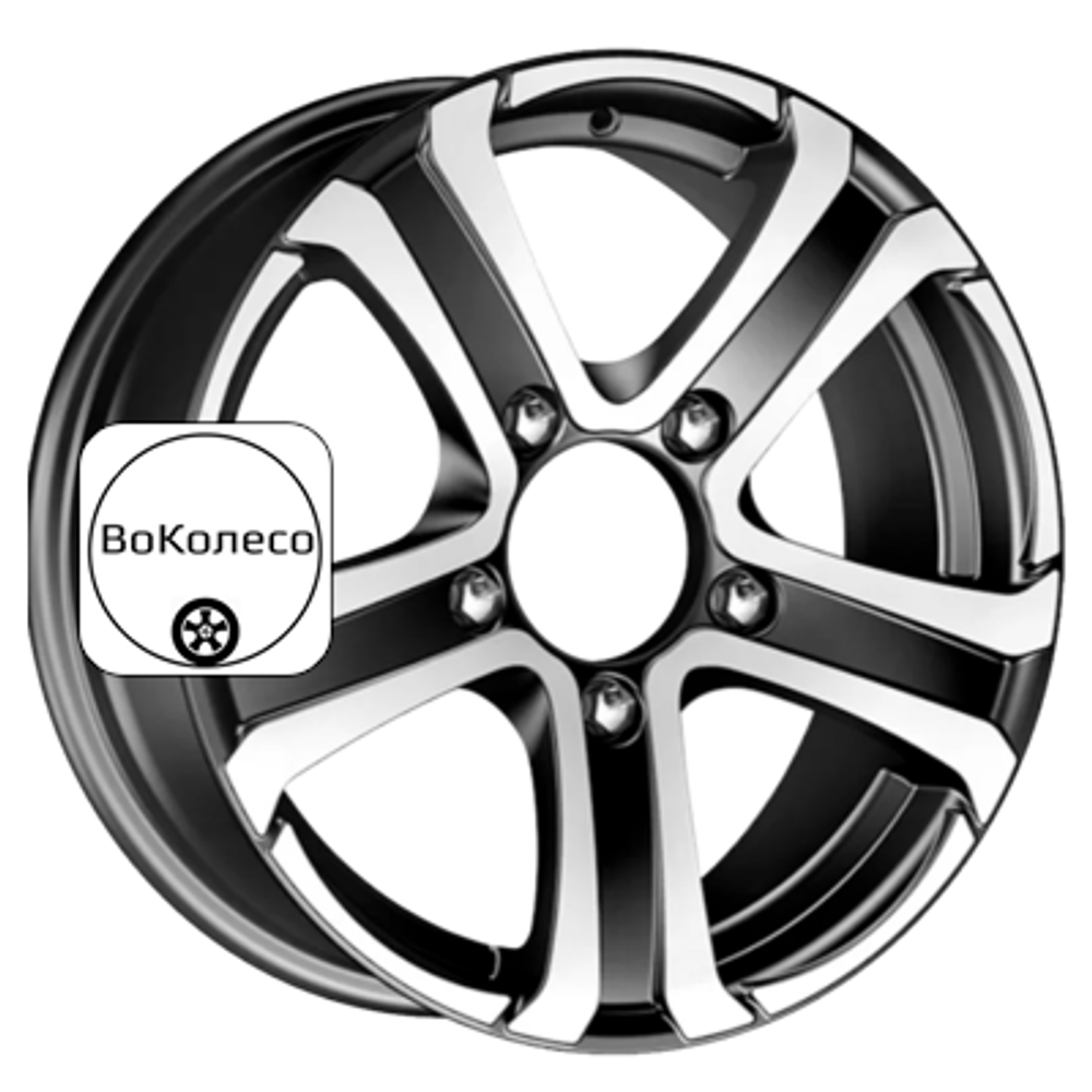 6x16/5x139,7 ET40 D98 Хафпайп (КС683) Блэк Джек iFree