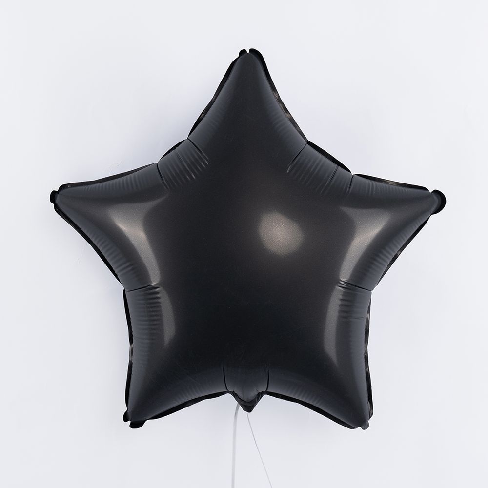 F Шар Звезда 18''/46 см, Черный Сатин (БГ-15) 