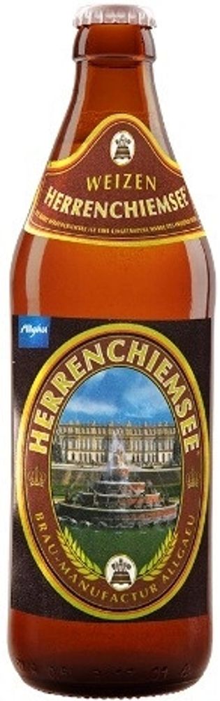 Пиво Херренкимзее Вайцен / Herrenchiemsee Weizen 0.5 - стекло