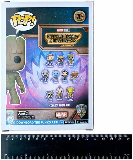 Фигурка Funko POP! Bobble Marvel Guardians Of The Galaxy 3 Groot (1203) 67510