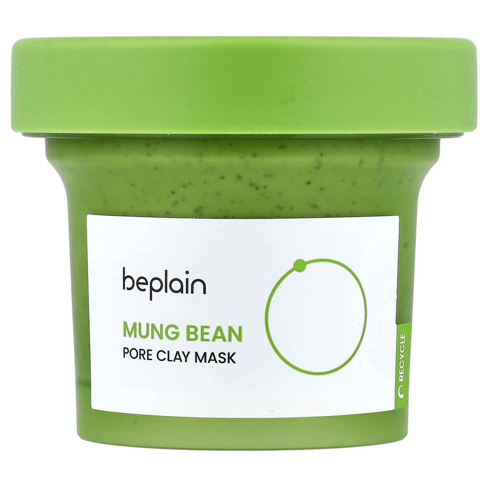 Beplain, Mung Bean, маска для красоты с глиной для пор, 120 мл (4,05 жидк. унц.)