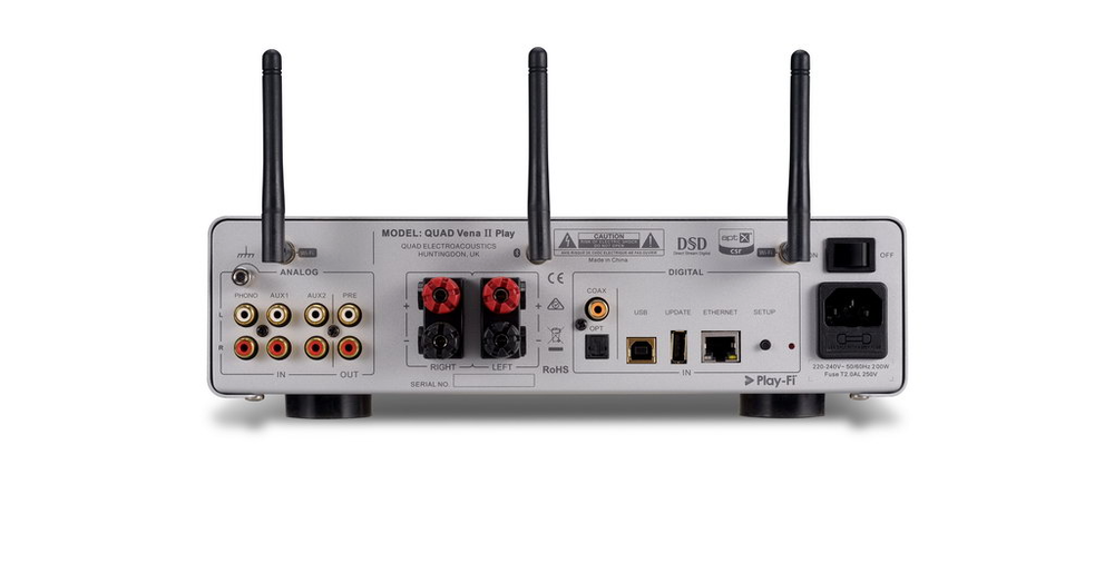Интегральный усилитель Quad Vena II Play серебристый