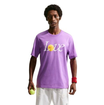 Мужская теннисная футболка Nike Court Tennis - bright violet