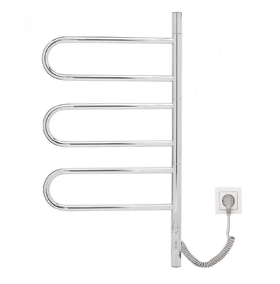 Полотенцесушитель электрический Vincea VTD-1R2CE 44х80, хром, таймер, , шт