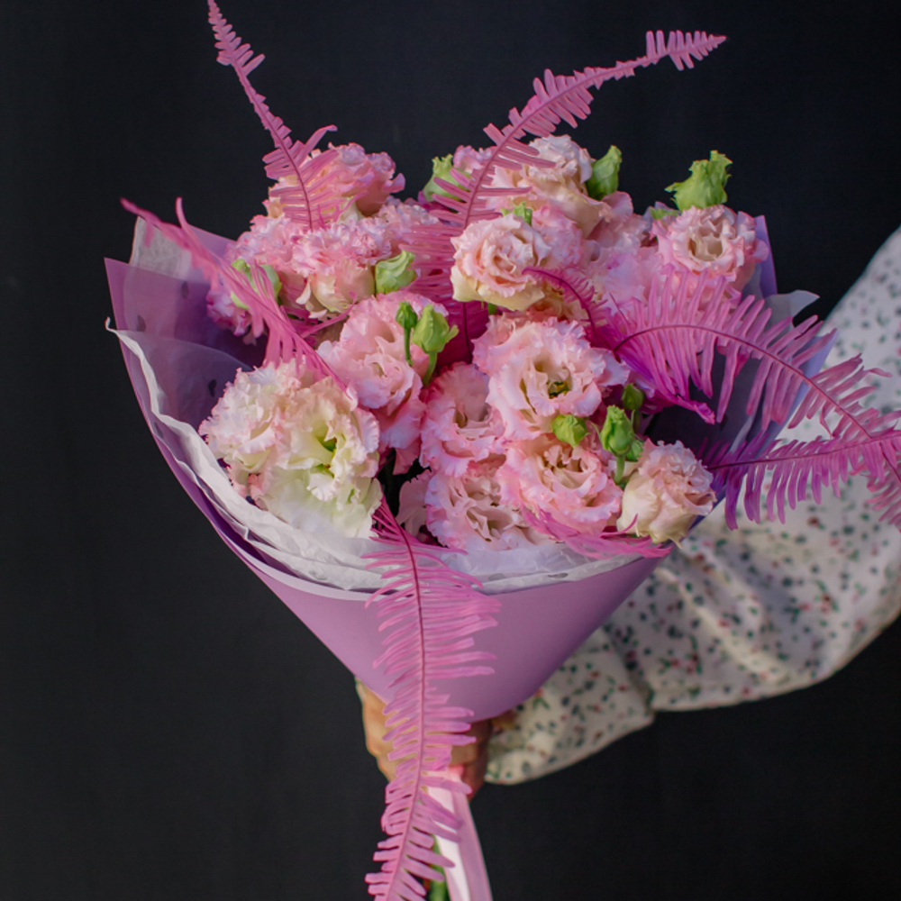 18. Нежный и романтичный букет из эустомы