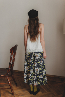 Топ из кружевного шитья "Морозные узоры"