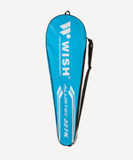 Набор для бадминтона WISH Alumtec 327, 2 ракетки, 2 волана, оранжевый/синий